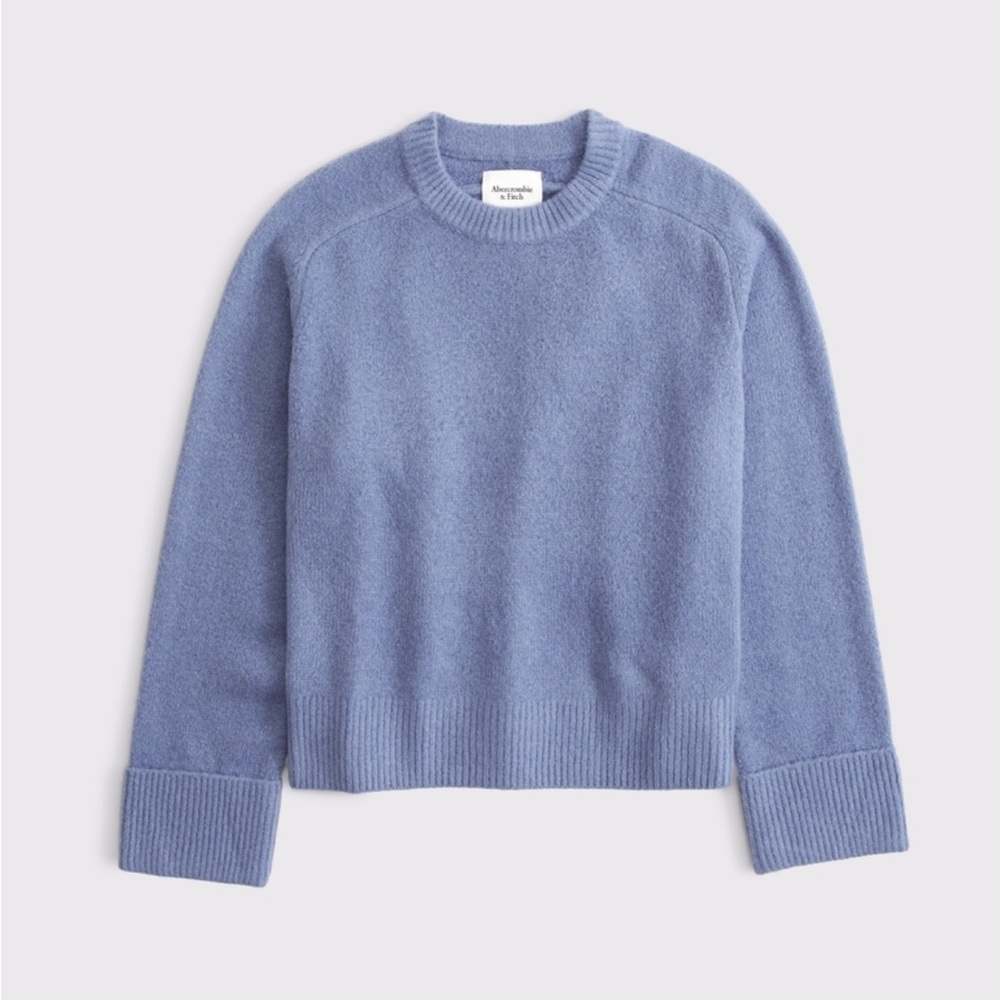 The A&F Madeline Crew Sweater Blue